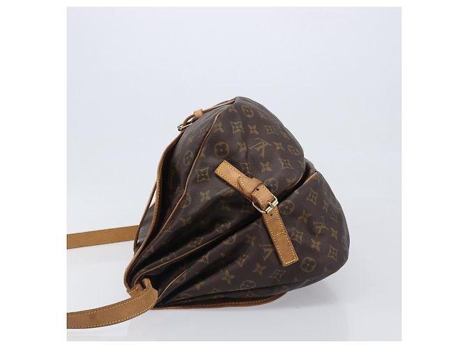 Borsa a tracolla LOUIS VUITTON Monogram Saumur 35 M42254 LV Auth ka6011 Monogramma - vista 4