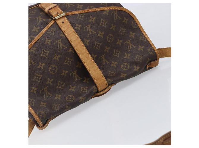 Borsa a tracolla LOUIS VUITTON Monogram Saumur 35 M42254 LV Auth ka6011 Monogramma - vista 6
