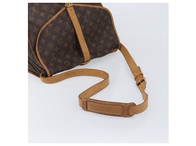 Borsa a tracolla LOUIS VUITTON Monogram Saumur 35 M42254 LV Auth ka6011 Monogramma - vista 7