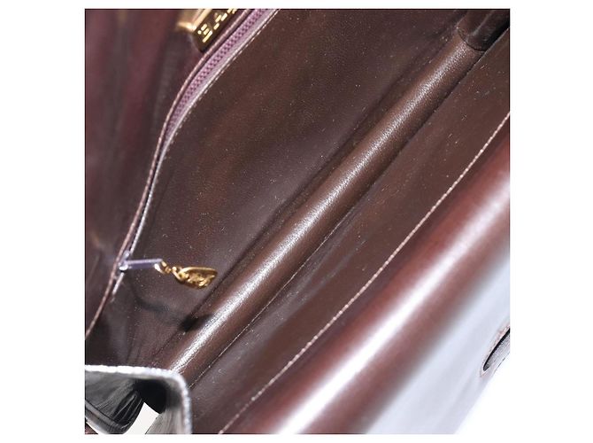 Borsa a tracolla BALLY Canvas Gold Brown Auth 199922A Marrone D'oro - vista 11