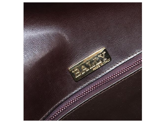 Borsa a tracolla BALLY Canvas Gold Brown Auth 199922A Marrone D'oro - vista 18