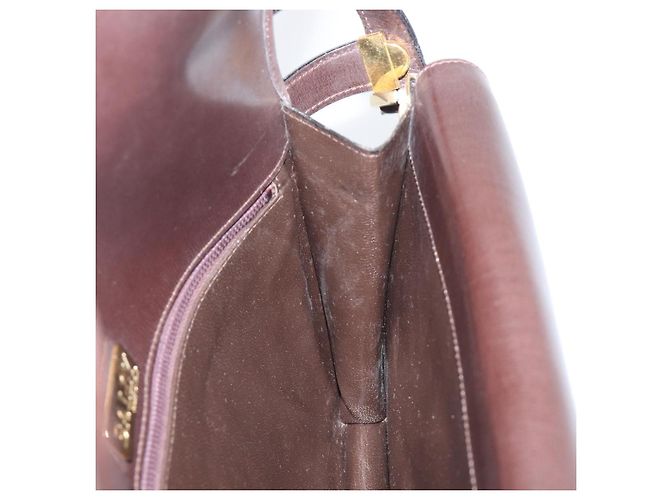 Borsa a tracolla BALLY Canvas Gold Brown Auth 199922A Marrone D'oro - vista 19