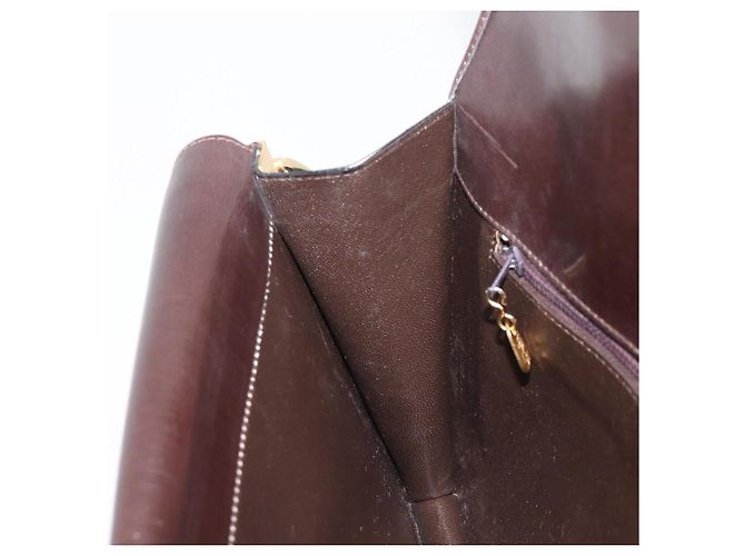Borsa a tracolla BALLY Canvas Gold Brown Auth 199922A Marrone D'oro - vista 20
