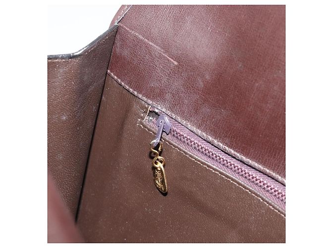 Borsa a tracolla BALLY Canvas Gold Brown Auth 199922A Marrone D'oro - vista 21