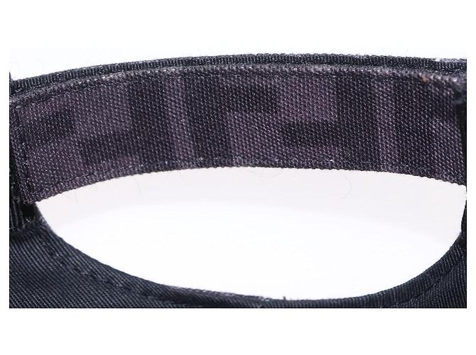 FENDI Zucca Canvas Baseball Cap Black Auth ki6782M Schwarz - Ansicht 11