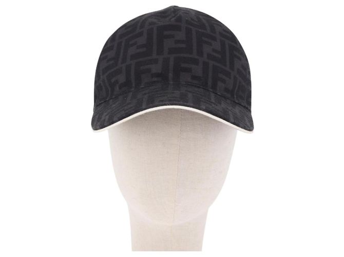 FENDI Zucca Canvas Baseball Cap Black Auth ki6782M Schwarz - Ansicht 13