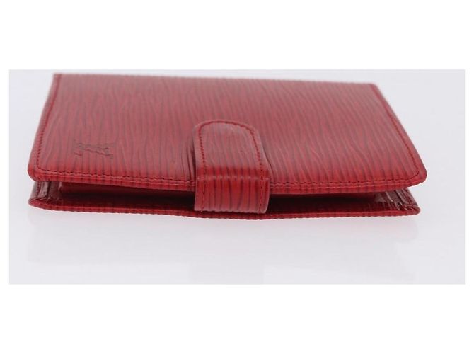 LOUIS VUITTON Epi Portopier Compact Wallet Red LV Auth 200099A Rosso - vista 3