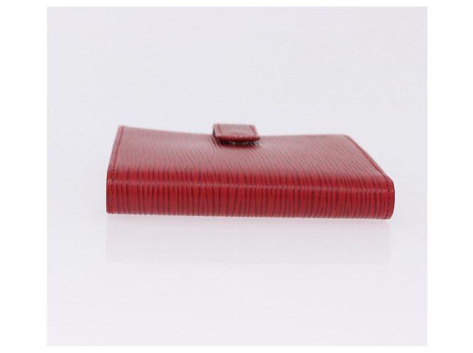LOUIS VUITTON Epi Portopier Compact Wallet Red LV Auth 200099A Rosso - vista 4