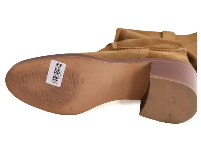 Stivali Sessun in camoscio camel Cammello - vista 6