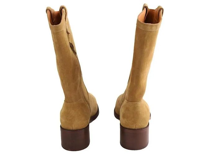 Botas western SéZane camel de ante Camello - vista 2
