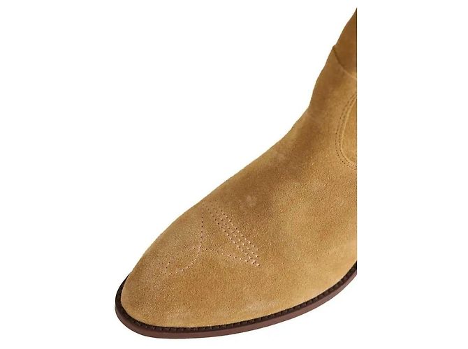 Botas western SéZane camel de ante Camello - vista 5