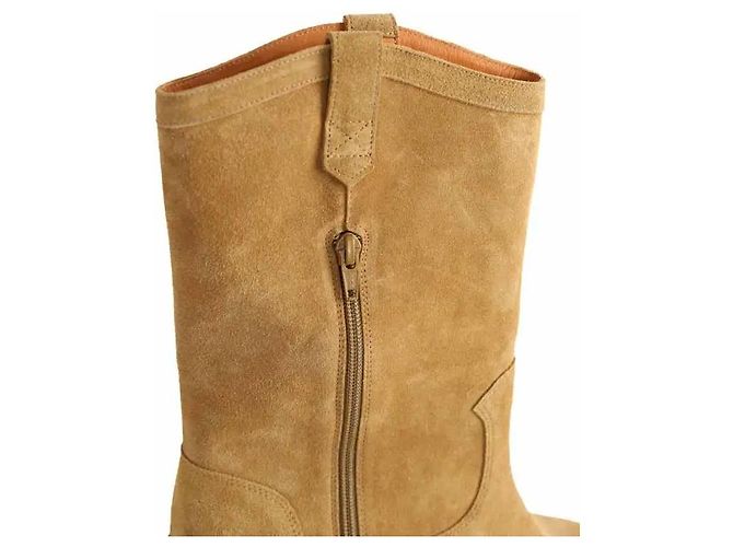 Botas western SéZane camel de ante Camello - vista 6