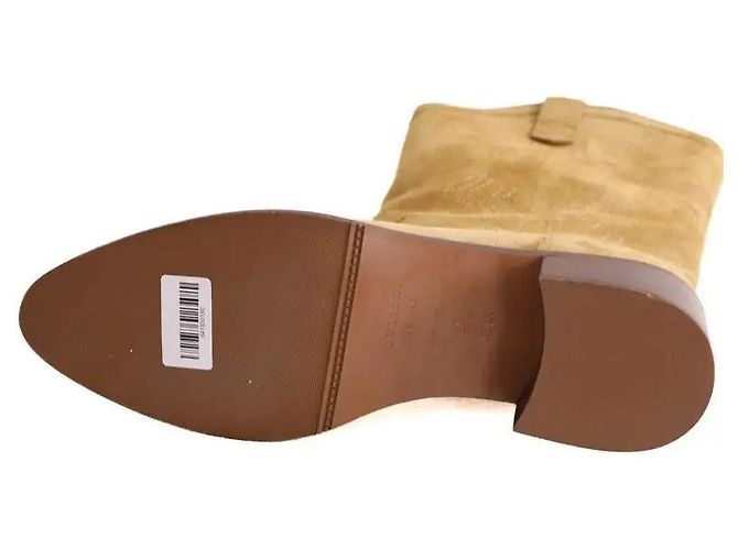 Botas western SéZane camel de ante Camello - vista 7