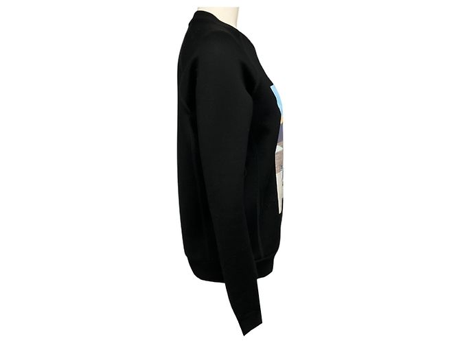 Felpa in cotone Plan C Black Multi Graphic Print Nero - vista 2
