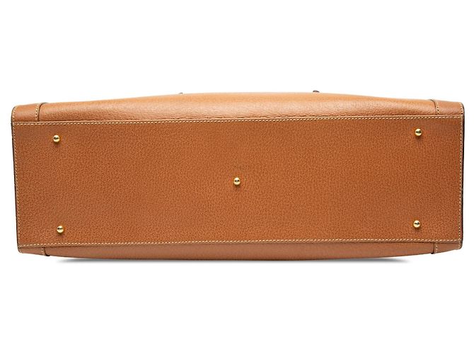 Bamboo Borsa Tote Gucci in vitello marrone con bambù - vista 3