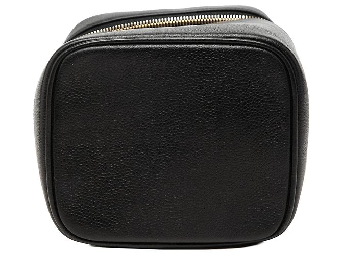 Borsa Vanity Chanel CC Caviar Nera Nero - vista 3