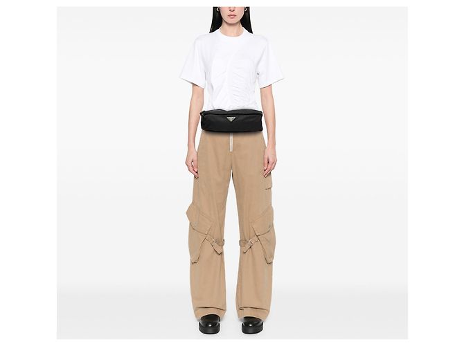 Sac ceinture Prada Tessuto noir - vue 7