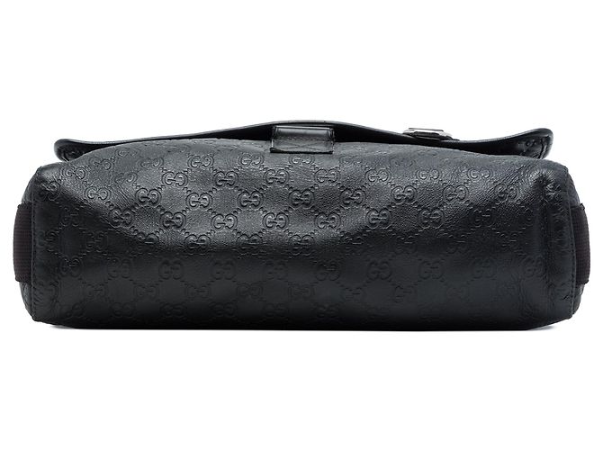Borsa a tracolla Gucci Guccissima Web nera Nero - vista 3