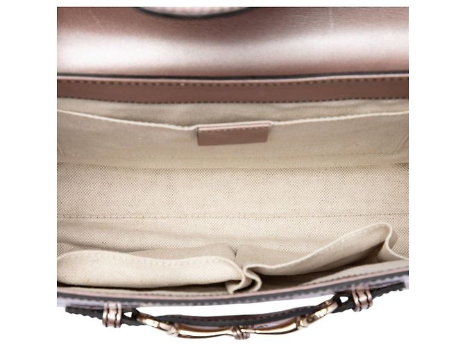 Pink Gucci Medium Guccissima Patent Emily Shoulder Bag - view 4