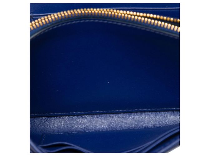 Borsa a tracolla Prada Impuntu Tessuto blu con portafoglio - vista 4