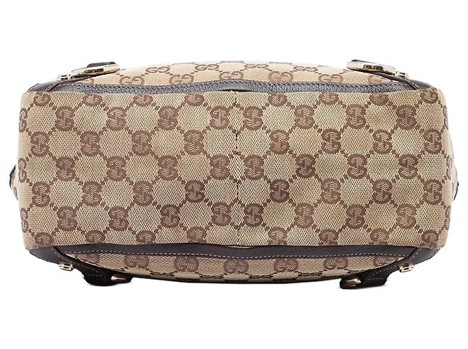 Borsa Tote Gucci GG Canvas Abbey D Ring Beige - vista 3
