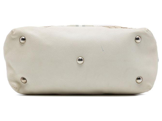 Tote Gucci Small GG Canvas Web Libeccio Sunset Beige - vista 3