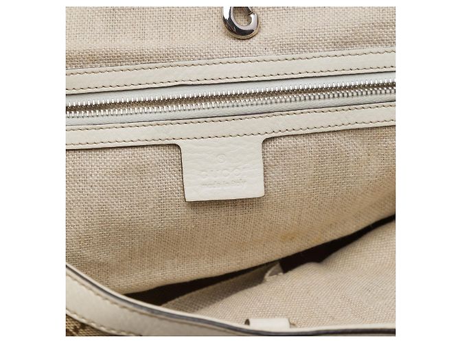 Tote Gucci Small GG Canvas Web Libeccio Sunset Beige - vista 5