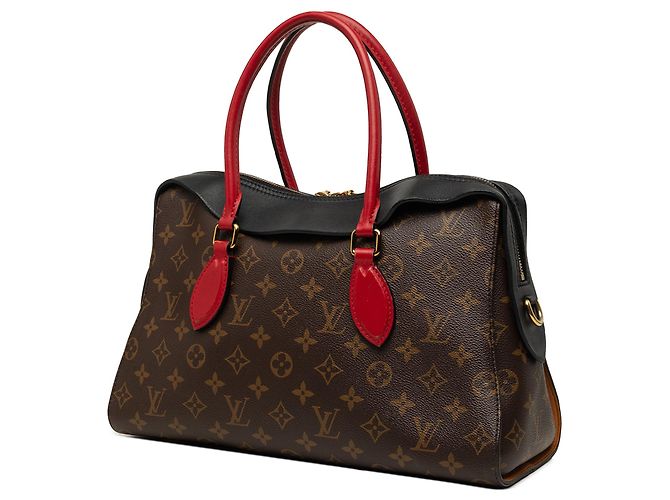 Borsa Satchel Louis Vuitton Monogram Tuileries Marrone - vista 2