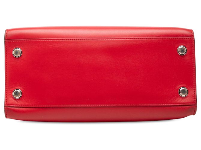 Borsa City Steamer MM Louis Vuitton in pelle rossa Rosso - vista 3