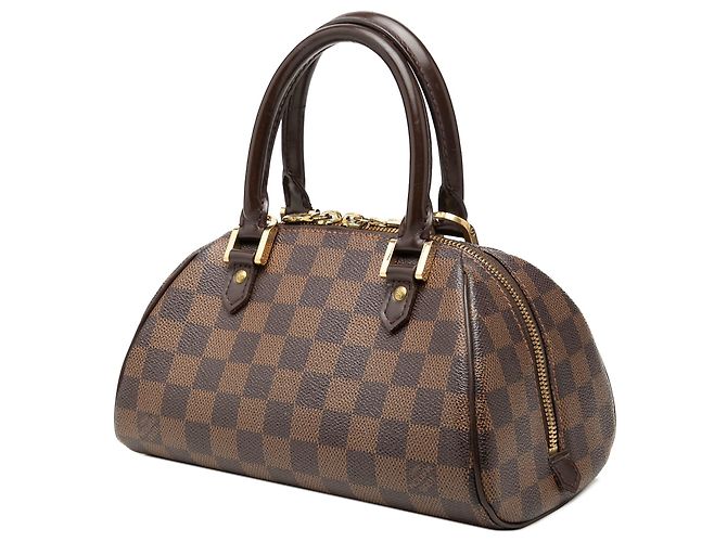 Borsa a mano Mini Ribera Louis Vuitton Damier Ebene Marrone - vista 2