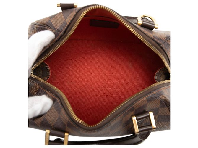 Borsa a mano Mini Ribera Louis Vuitton Damier Ebene Marrone - vista 4