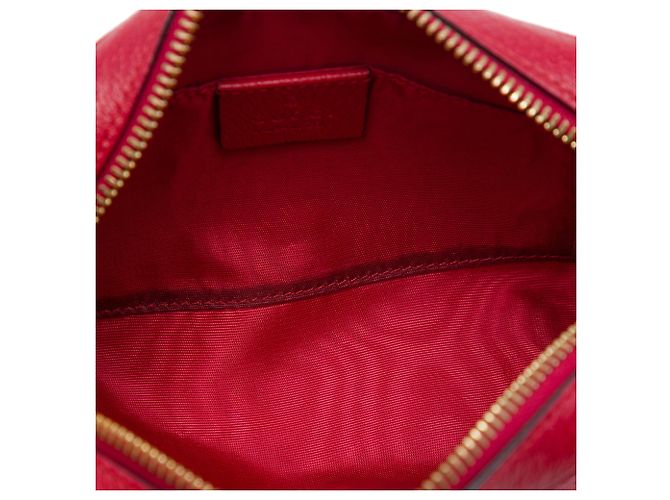 Borsa a tracolla Mini Canvas Ophidia Gucci rossa Rosso - vista 4
