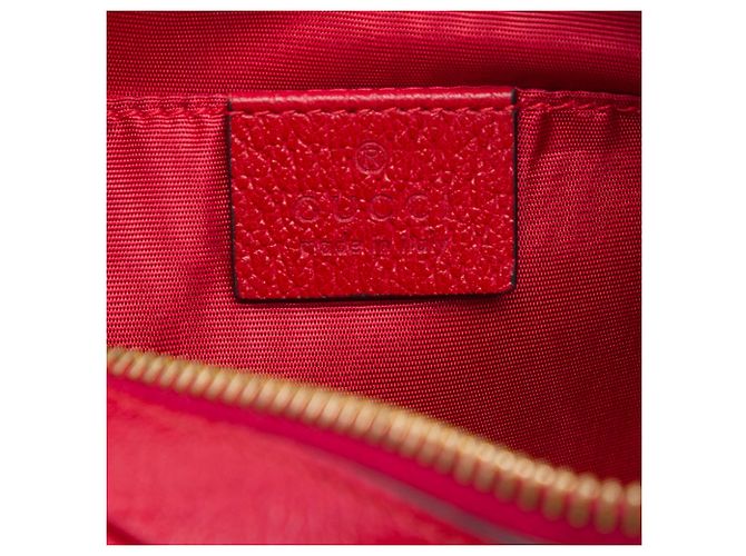 Borsa a tracolla Mini Canvas Ophidia Gucci rossa Rosso - vista 5