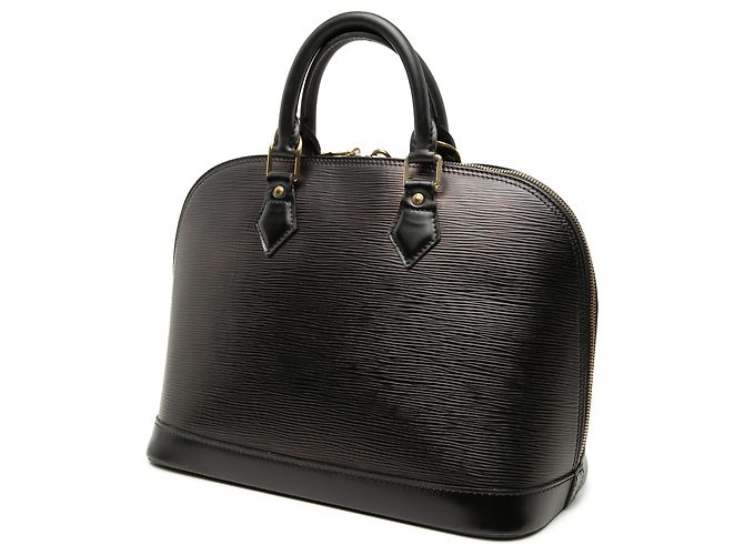 Borsa a mano Louis Vuitton Epi Alma PM Nera Nero - vista 2