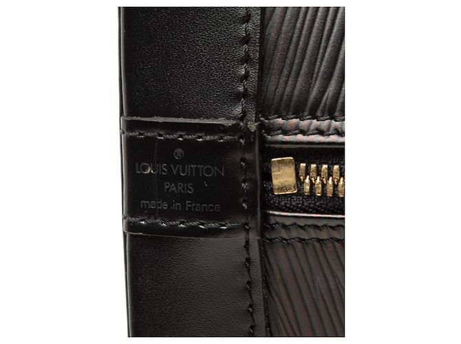 Borsa a mano Louis Vuitton Epi Alma PM Nera Nero - vista 5