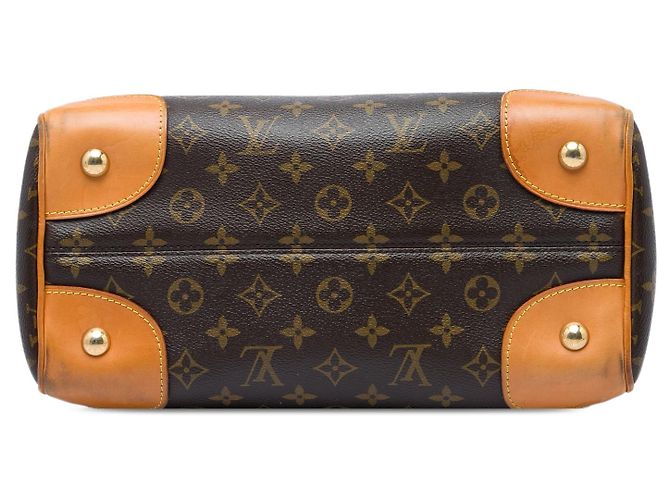 Borsa Satchel Louis Vuitton Monogram Retiro PM Marrone - vista 3
