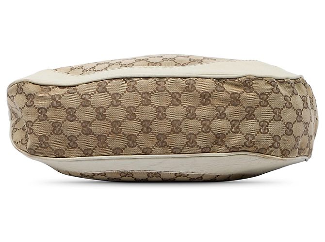 Borsa a tracolla Gucci GG Canvas Charlotte Beige - vista 3
