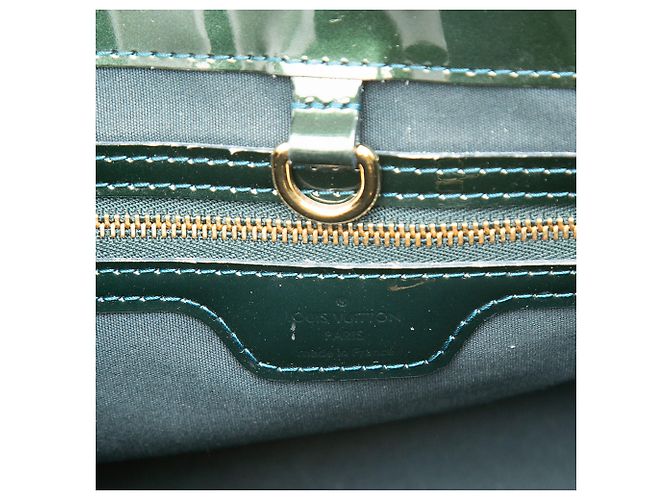 Borsa Louis Vuitton Monogram Vernis Wilshire PM Verde - vista 5