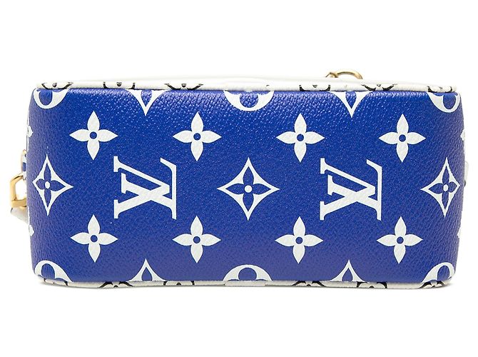 Borsa a tracolla Beach Pouch Louis Vuitton Monogram Giant Blu - vista 3