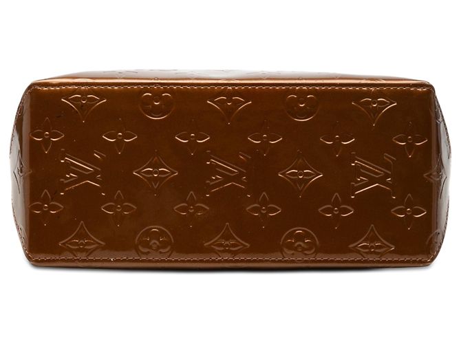 Borsa a mano Louis Vuitton Monogram Vernis Reade PM Marrone - vista 3