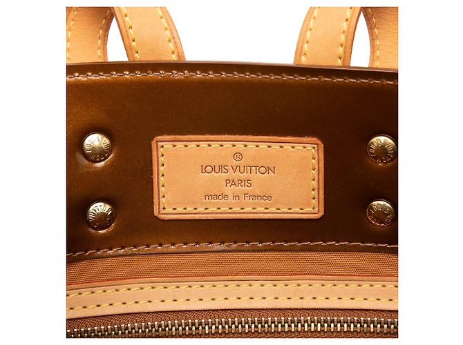 Borsa a mano Louis Vuitton Monogram Vernis Reade PM Marrone - vista 5