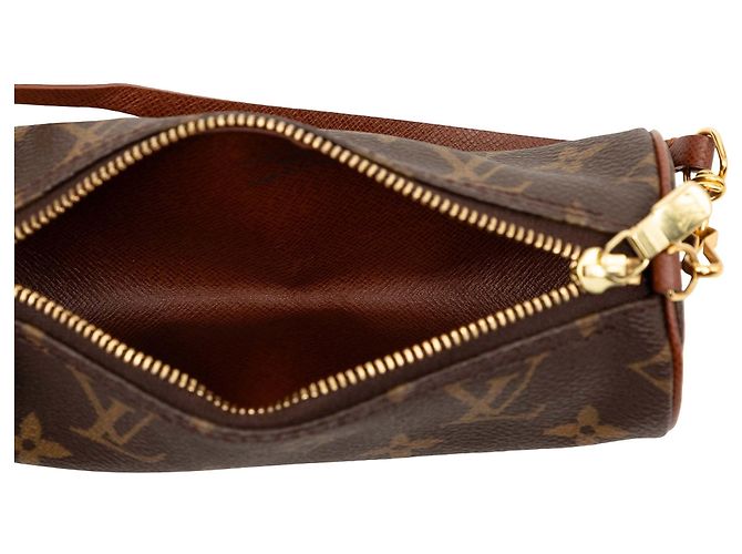 Borsa a mano Louis Vuitton Monogram Papillon Pochette Marrone - vista 4