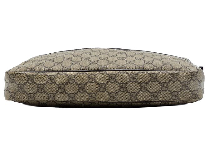 Borsa a tracolla Gucci GG Supreme Interlocking G beige - vista 3