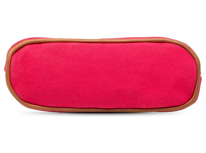 Hermès Mini Mini Canvas Bolide Case Etui Rosa Pink - Ansicht 3