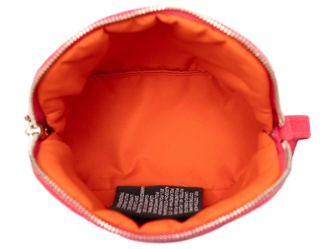 Hermès Mini Mini Canvas Bolide Case Etui Rosa Pink - Ansicht 4