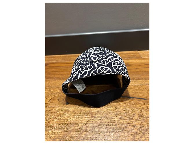Cappellino Hermès Chaine d'Ancre Blu Navy e Bianco - vista 8