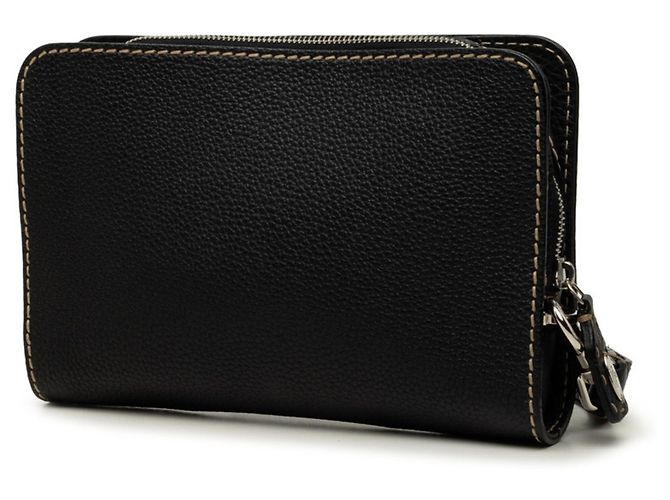 Borsa a pochette Fendi Selleria Nero - vista 2