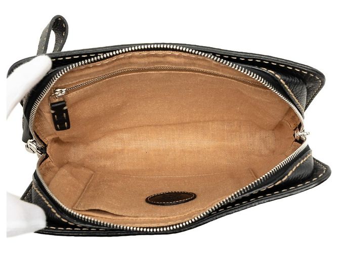 Borsa a pochette Fendi Selleria Nero - vista 4