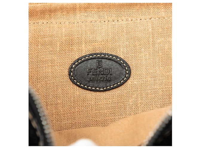 Borsa a pochette Fendi Selleria Nero - vista 5