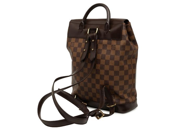 Zaino Louis Vuitton Damier Soho N51132 Marrone Damier ebene - vista 2